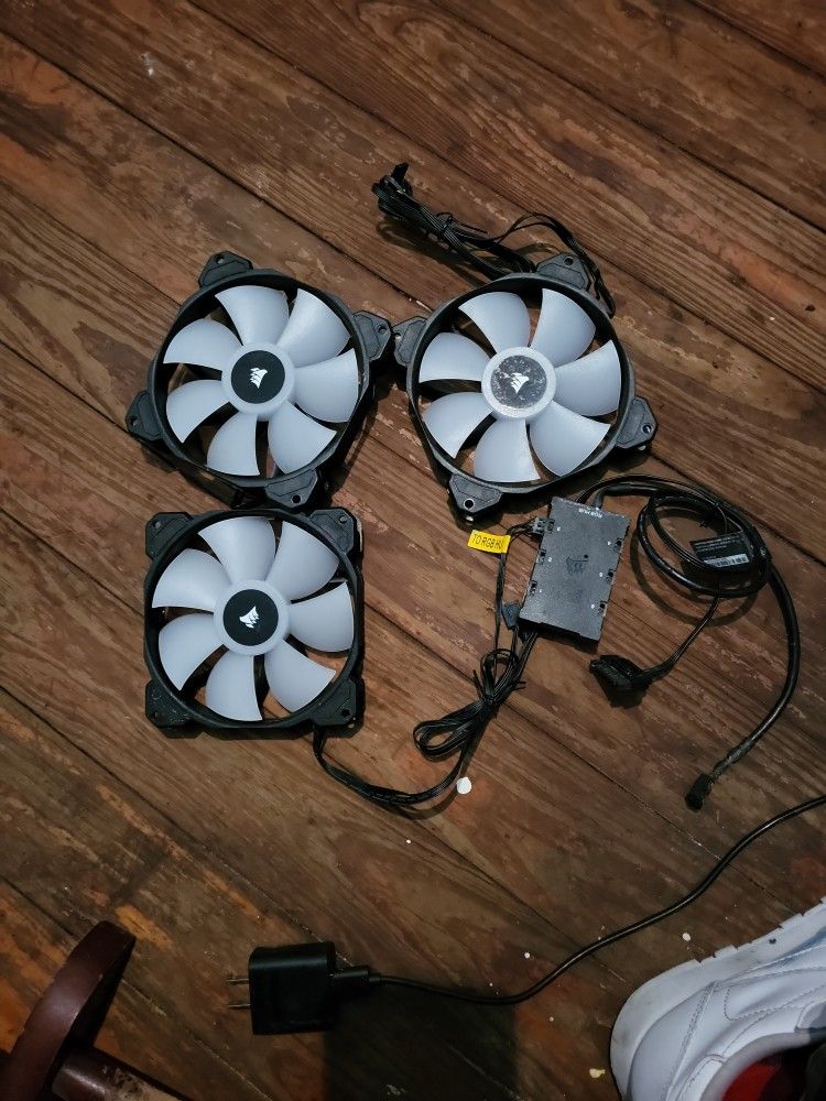 L e d colored light fans for computers
