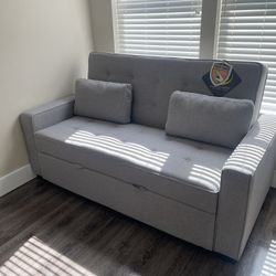 SLEEPER Sofa / Serta Monroe 72.6" Queen Square Arm Tufted Back Convertible Sleeper Sofa with Cushions