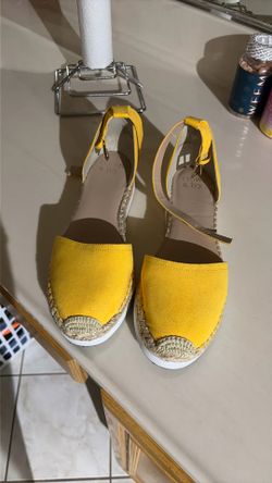 Yellow sandals