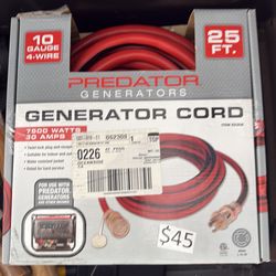 Predator Generator Cable
