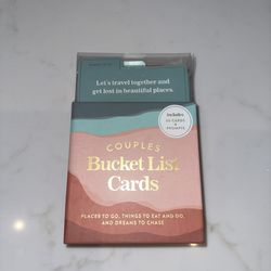 Couples Bucket List Cards