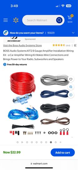 8 AWG Amplifier Install Kit