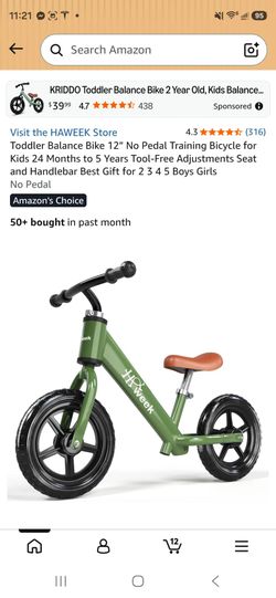 Baby balance bike