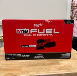 Milwaukee m18 fuel 5” random orbital sander tool only