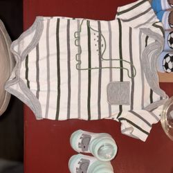 Baby Boy Clothes And Beanies
