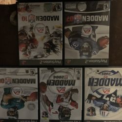 PS2 Game bundle. madden Lot