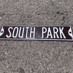 South Park Metal Sign