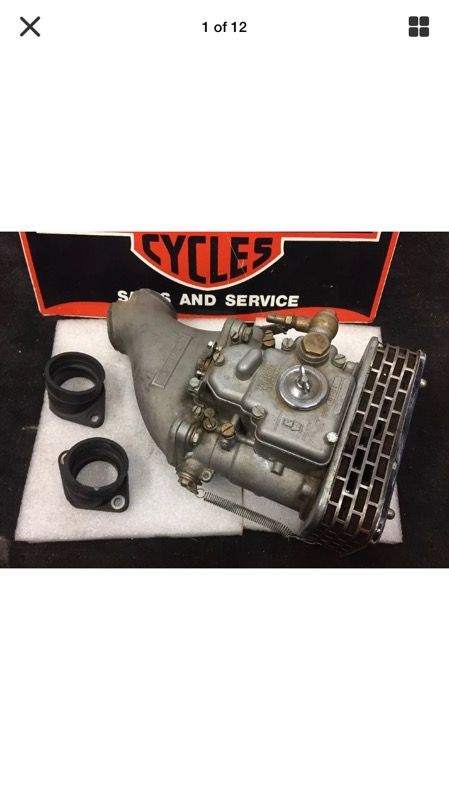 Harley shovelhead / EVO weber dual throat carburetor CHOPPER FXR DYNA FXWG