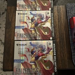 *3 BRAND NEW* Magic The Gathering Final Fantasy Collector Booster