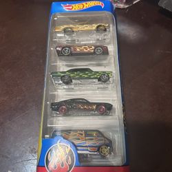 HOT WHEELS 2016  HW  FLAMES  5 -PACK 