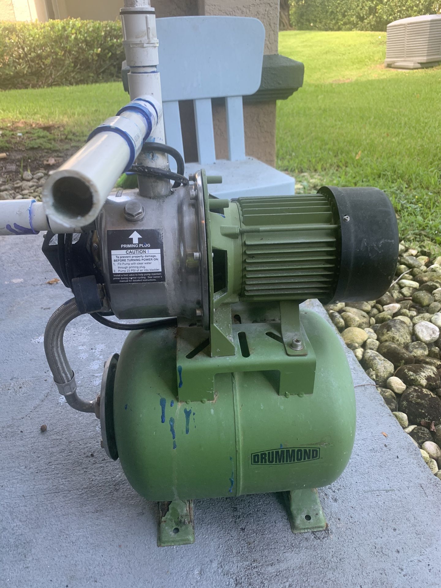 Drummond 1 HP Stainless Steel Shallow Well Pump and Tank for Sale in