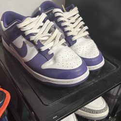 court purple dunks AUTHENTIC 