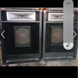 P a cabinet's powered really loud , just like these