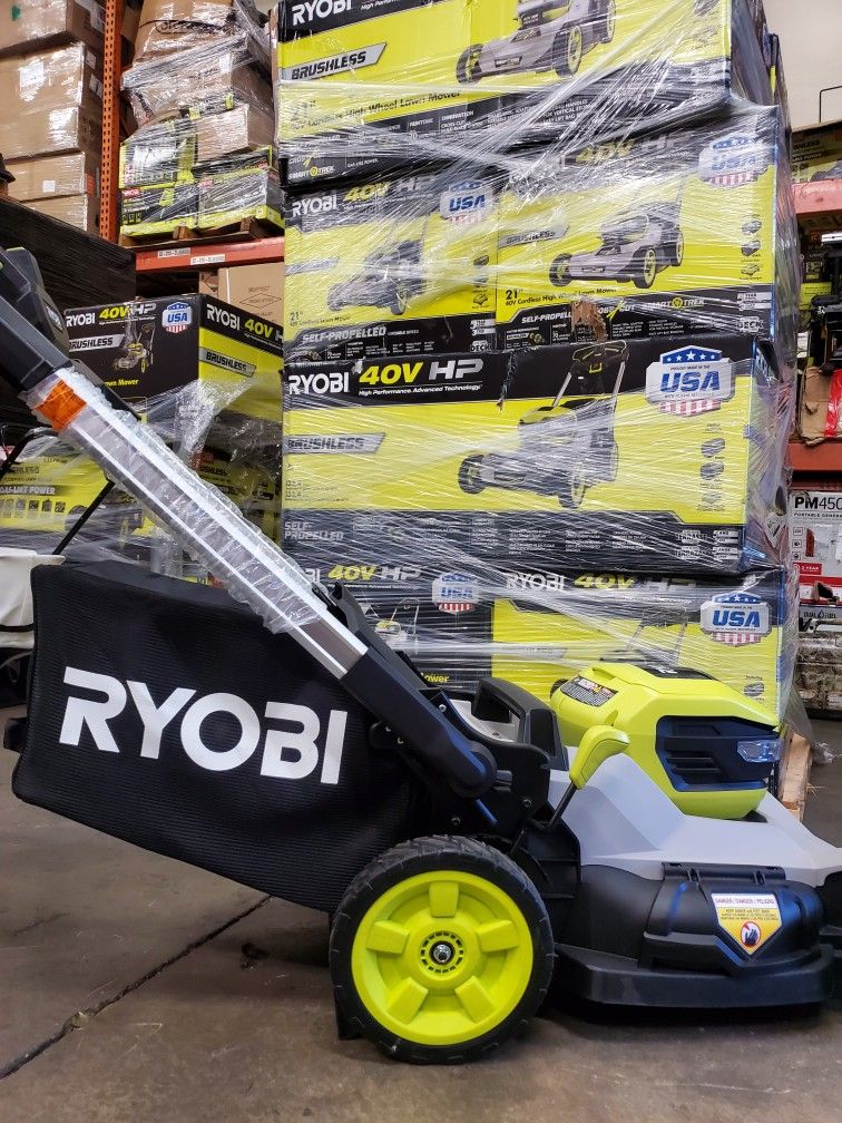 RYOBI 40V HP BRUSHLESS CORDLESS SELF PROPELLED LAWN MOWER TOOL ONLY
