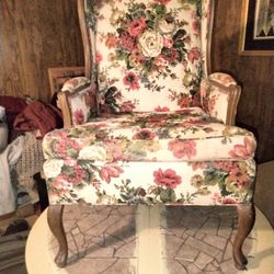 Big Floral Chair