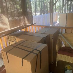 15 Moving Boxes Medium Size Plus 3 Wardrobe Box