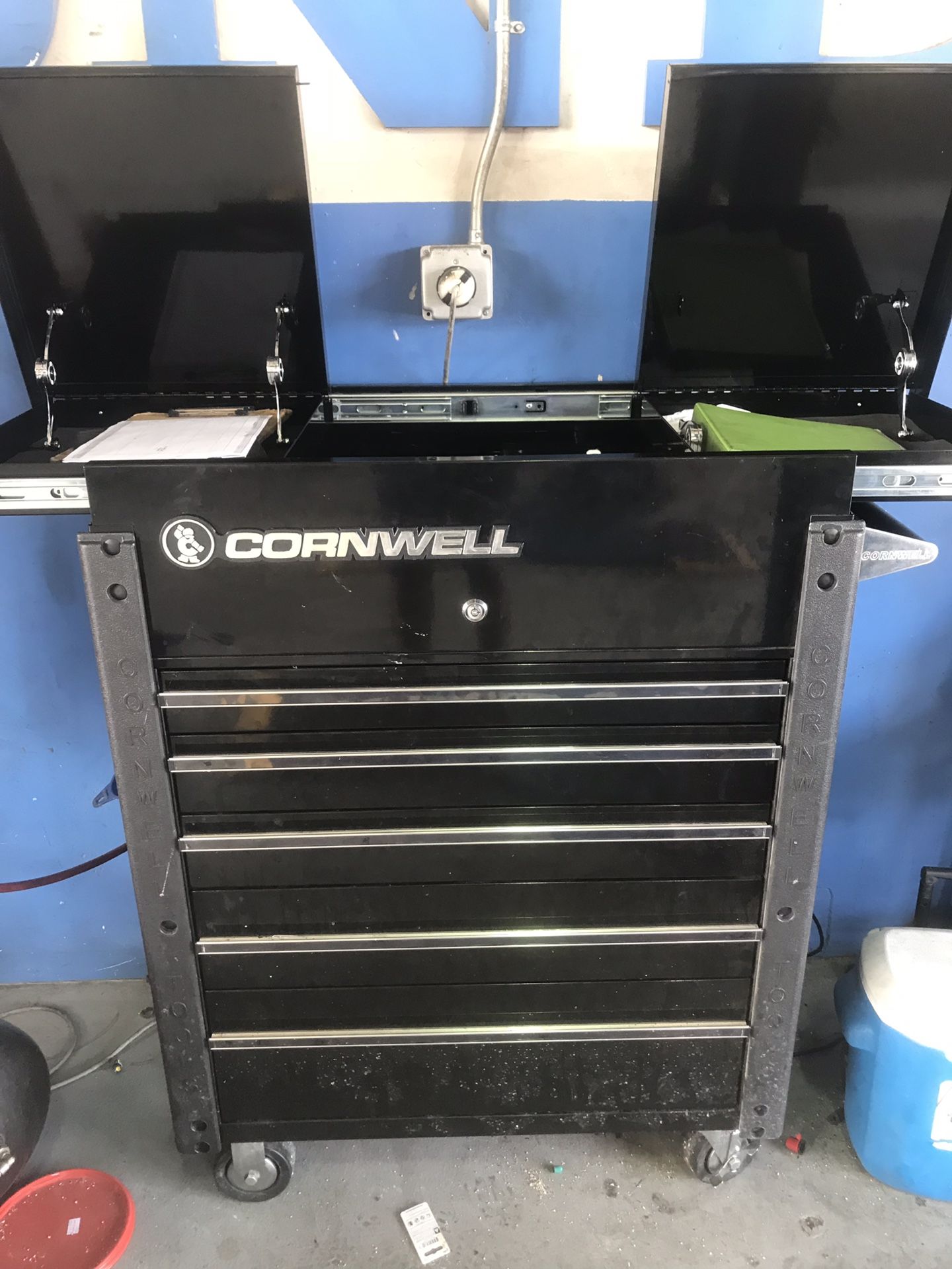 Cornwell slide top tool cart online