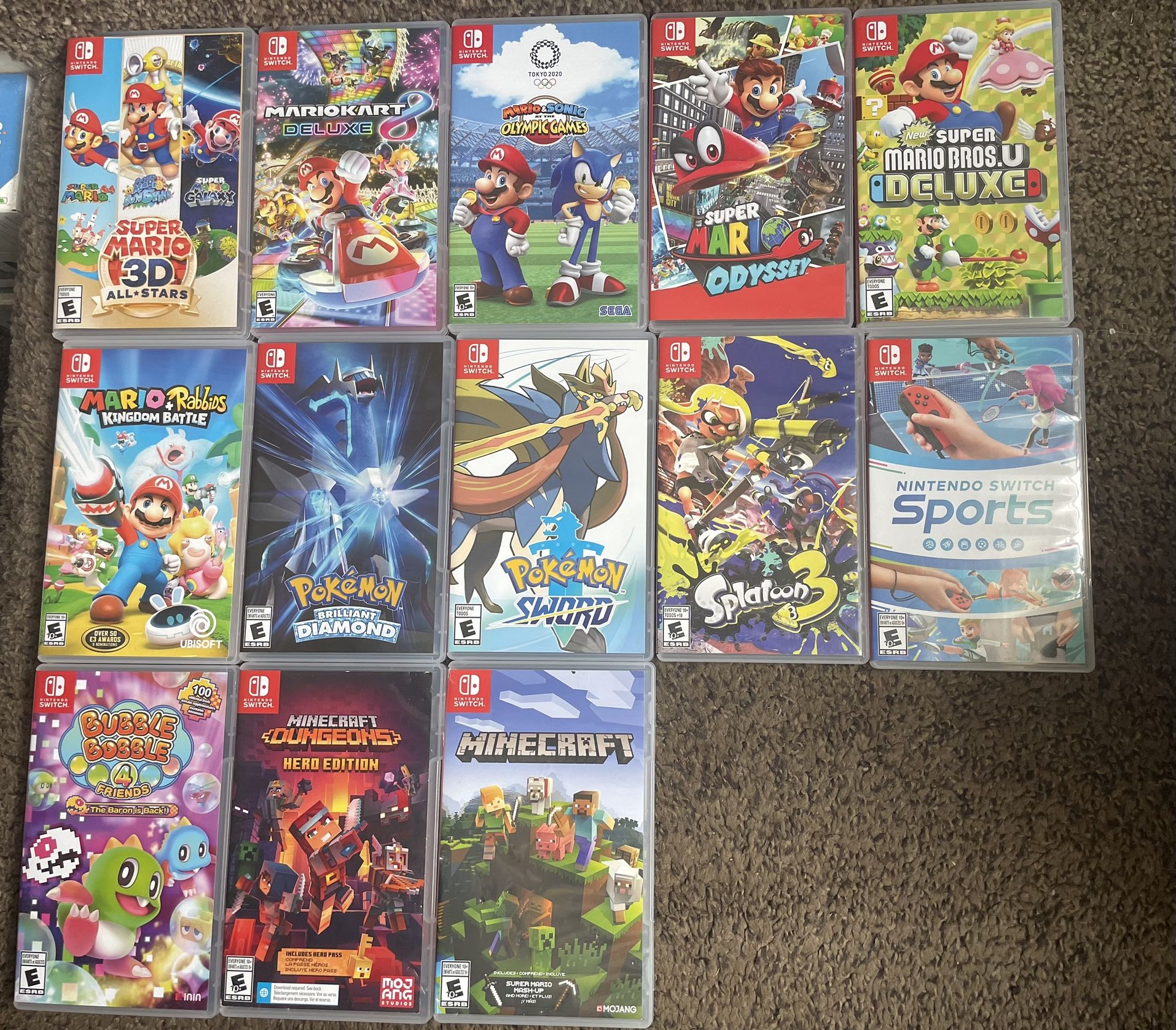Nintendo switch (GAMES FOR SALE)