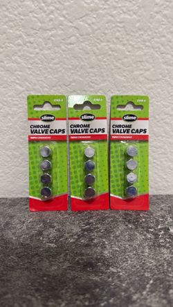 Chrome valve caps