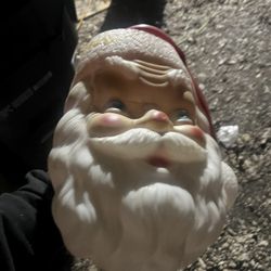 Vintage 1968 Empire Blow Mold Santa Clause Head 