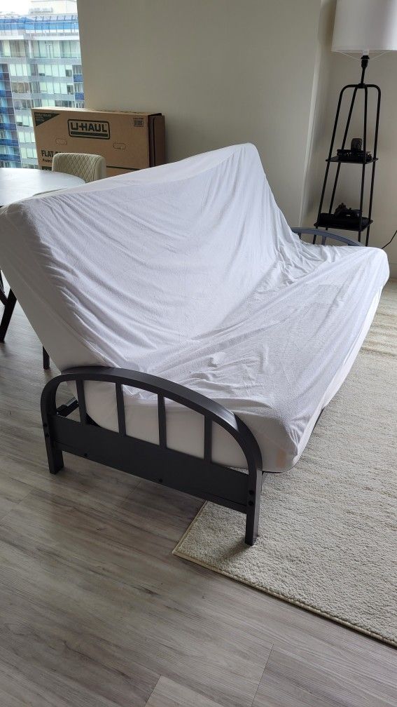 Metal Futon Frame With Mattress