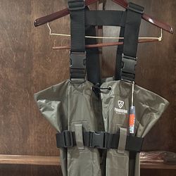HiSea Green Neoprene Fishing Chest Waders