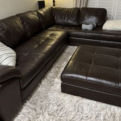 Soft, Genuine, Leather, Great Condition Couch Only