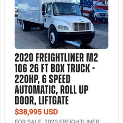 FREIGHTLINER BOX TRUCKS CLEAN TITLE READY TO WORK  FINANCING OPTIONS  SE HABLA ESPAÑOL 