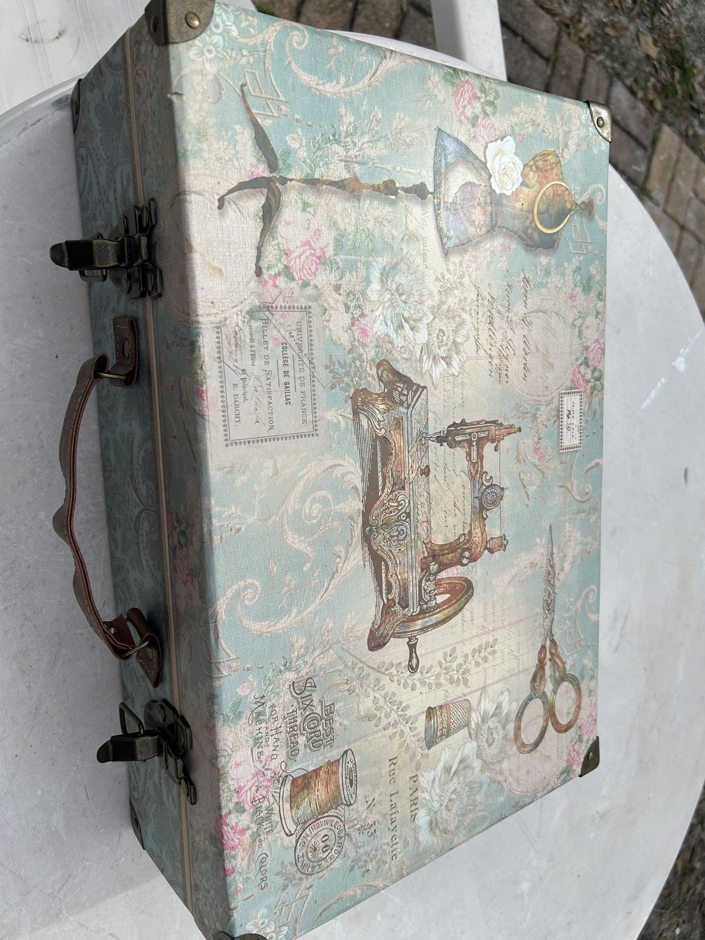 Home Decor - Storage Trunk- Suitcase Size 16.5 By 10.5 