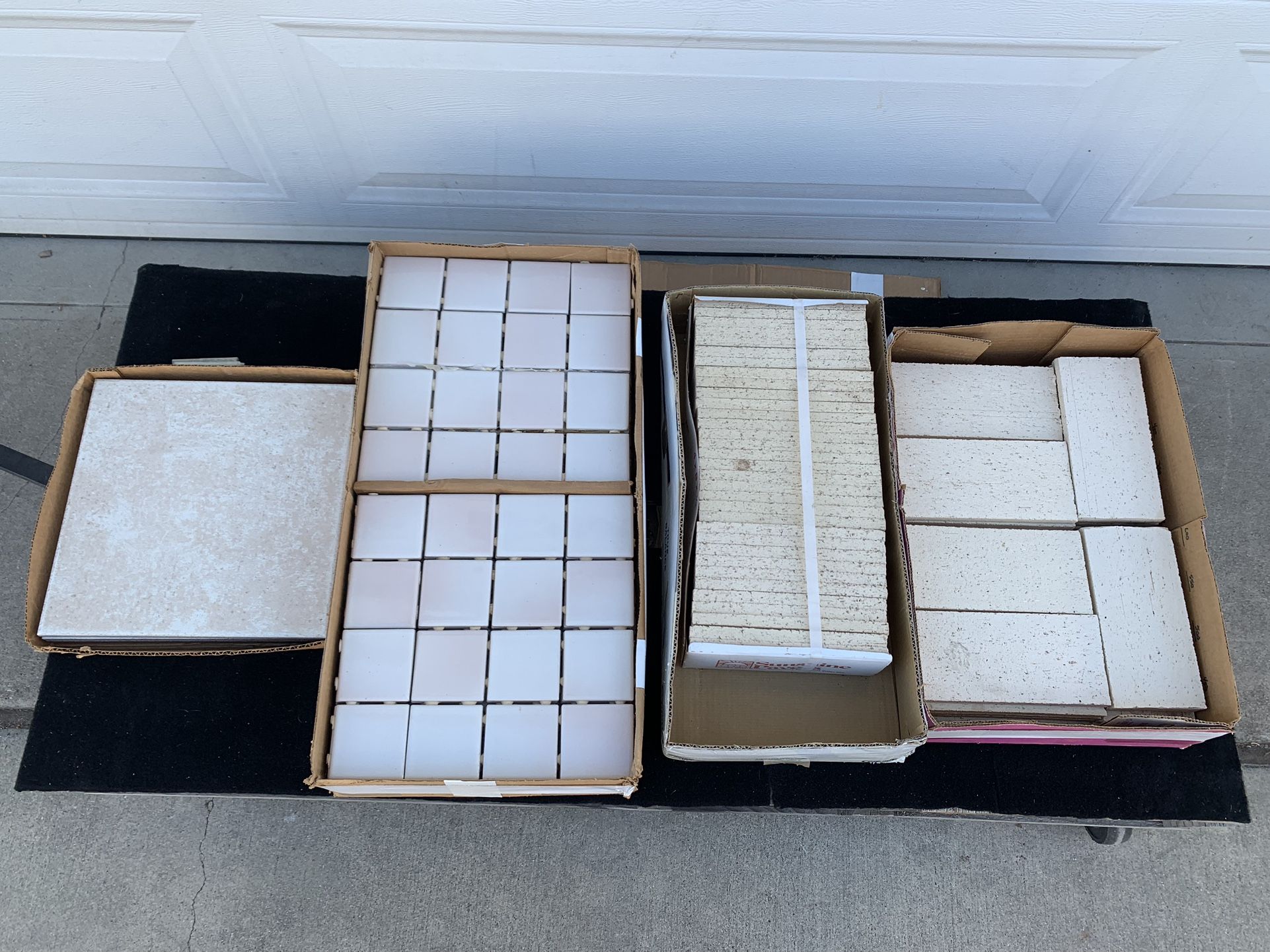BOX OF ASSORTED NEW TILES