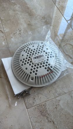 WG1048E White Pool Main Drain Cover Replacement Compatible with WG1048E for Suction and Dual Outlet Cover Replacement for Pools
