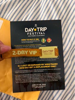Day trip vip