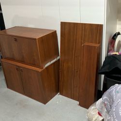 AEJM Mobler Walnut Wall Unit