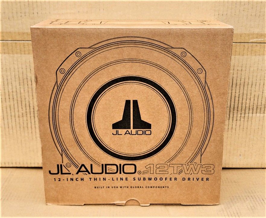 JL Audio TW3 Series Shallow Bass Speaker 12" Dual Voice Coil Subwoofer 800 Watts 🚨 Payment Options Available 🚨 No Credit Needed 🚨