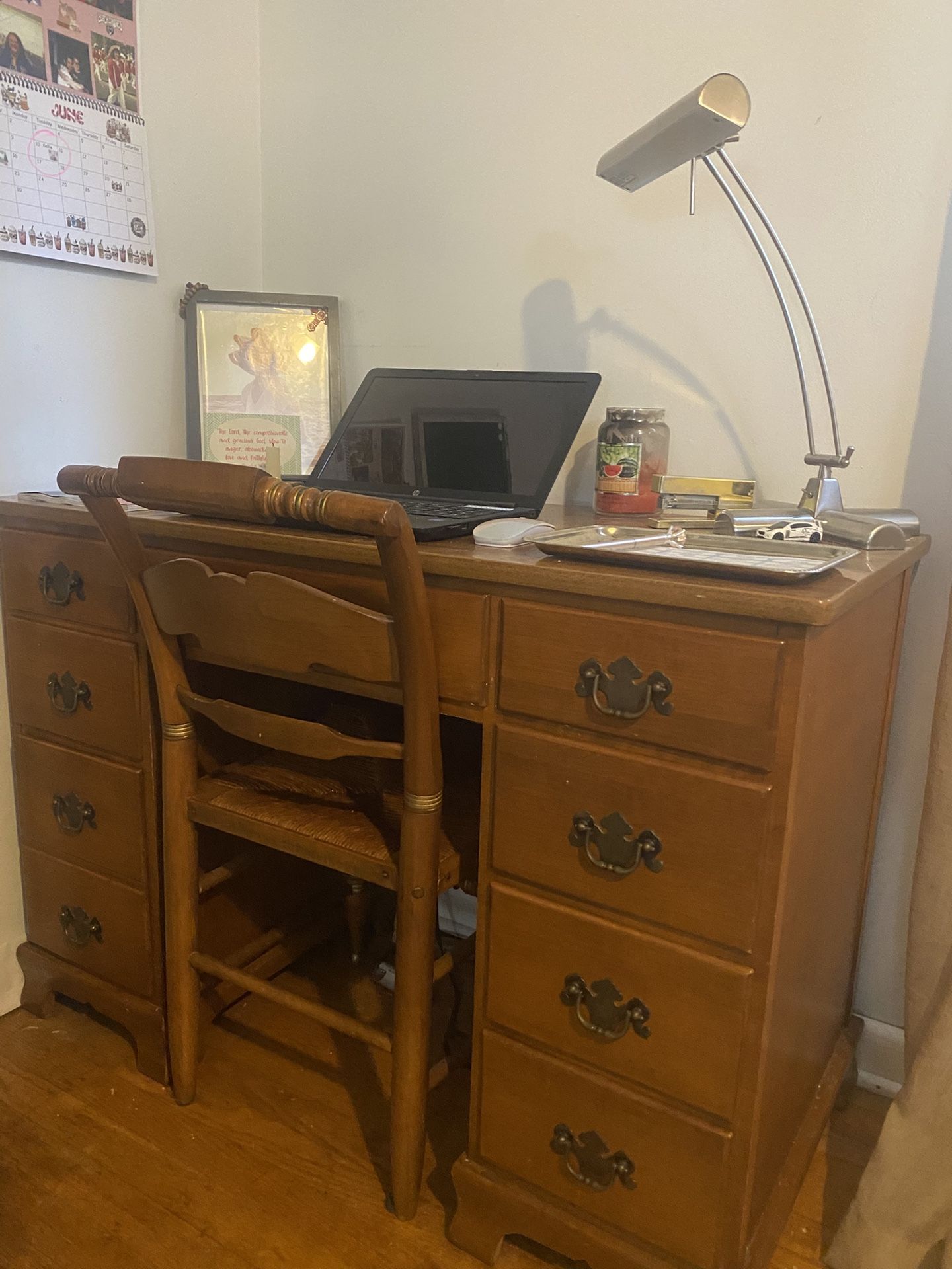 Antique Desk 1960’s Era From GW Fox & Company Still Great Condition $90 OBO