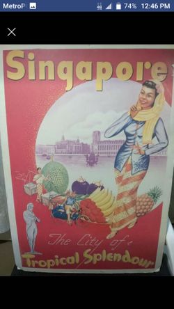 Rare 1/2000 1953 print from Singapore
