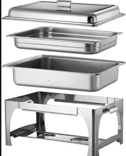 TRAMONTINA Stainless Steel Chafing Dish Set