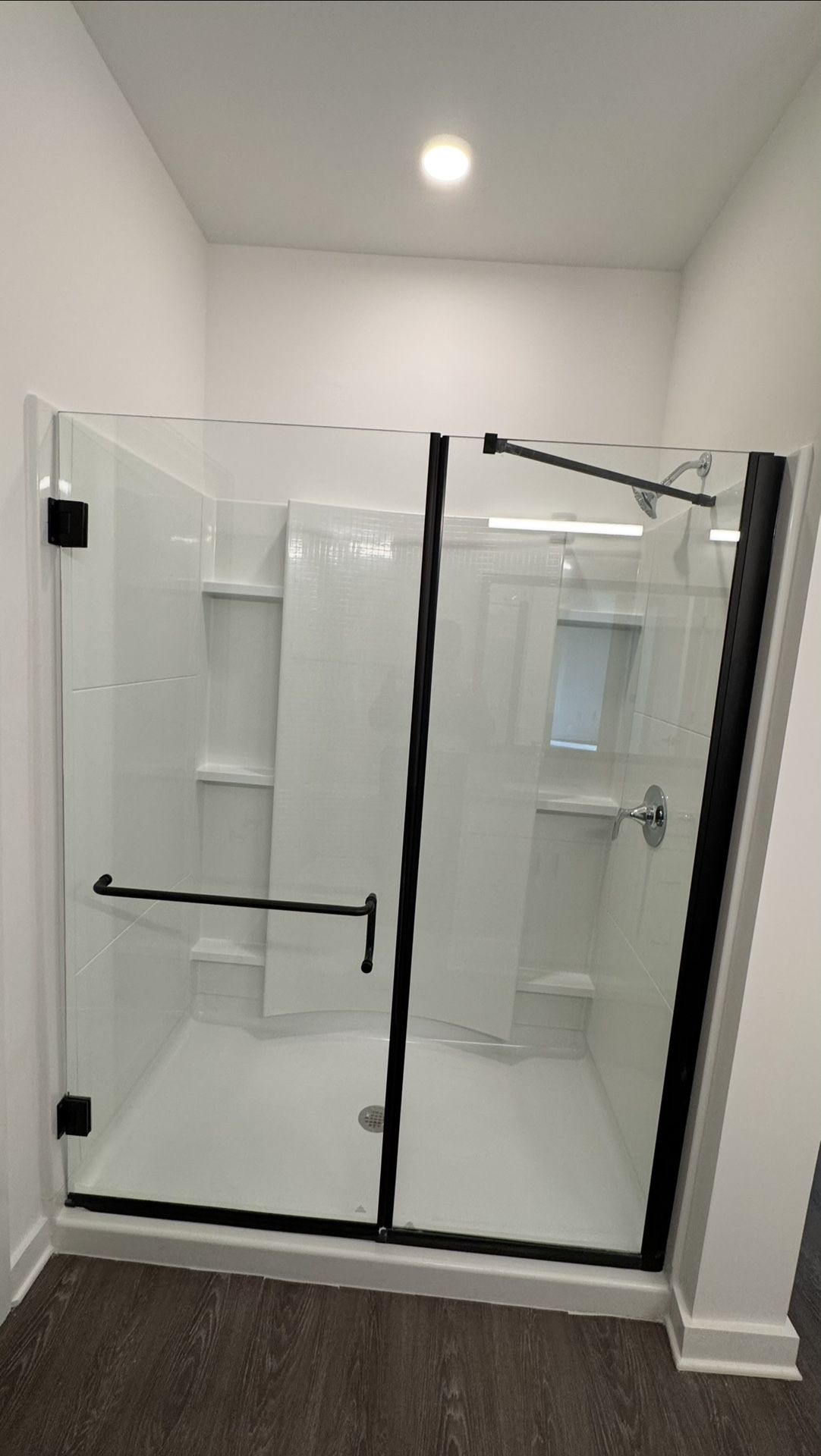 56"x72" tempered glass shower doors