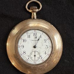 Antique American pocket watch made by Waltham