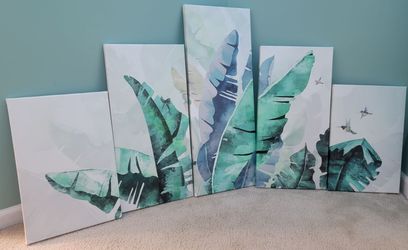 beautiful canvas wall art. (MUST SELL TODAY)