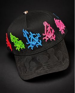 Bélica LA Hat – Black Multicolor Streetwear Cap