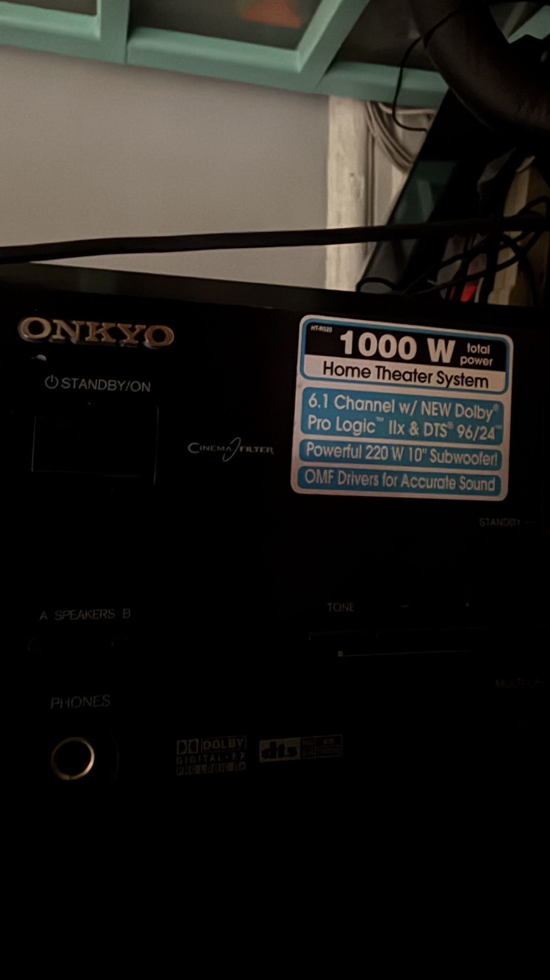 Bose Acoustimass 15 Home Theater Onkyo 1000 Watt Home theater Amp - Main Image