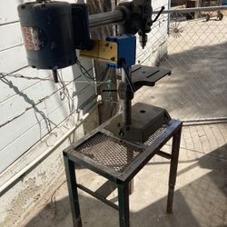 Super Awesome Heavy Drill Press On Stand