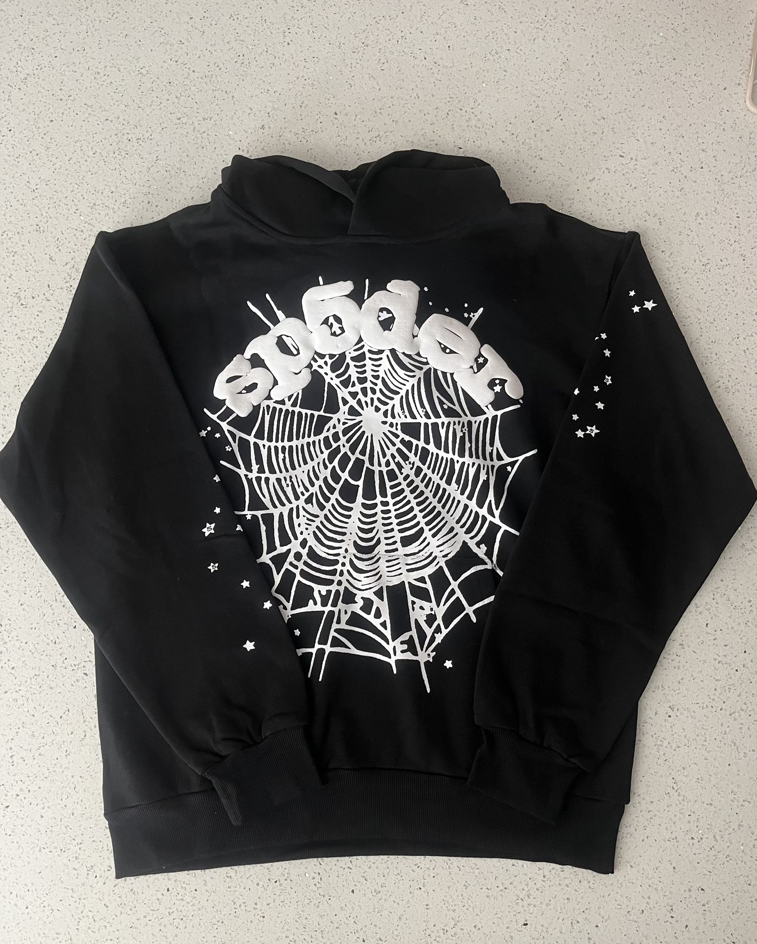 Sp5der OG Web Hoodie “Black”