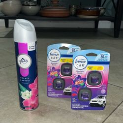 Febreze Car, Glade Air Freshener Spray
