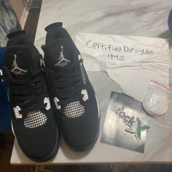 Jordan 4 White Thunder 
