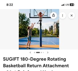 Basketball return attachment