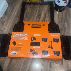 RIDGID Pro Gear Gen 2.0 All-Terrain Rolling Tool Box 9" Heavy Duty Wheels