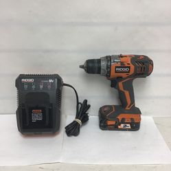 Ridgid R86008 18V 1/2” Drill Driver Wirh 18V Battery And Battery Charger