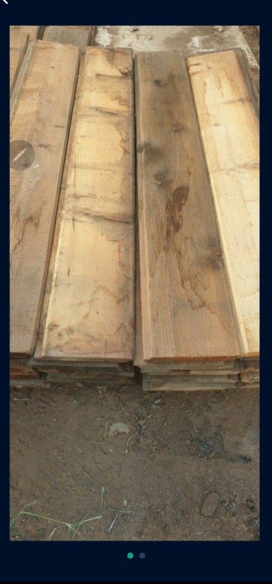 Wood Fence Boards 5" Wide 48" Tall, About 25-30 Pieces